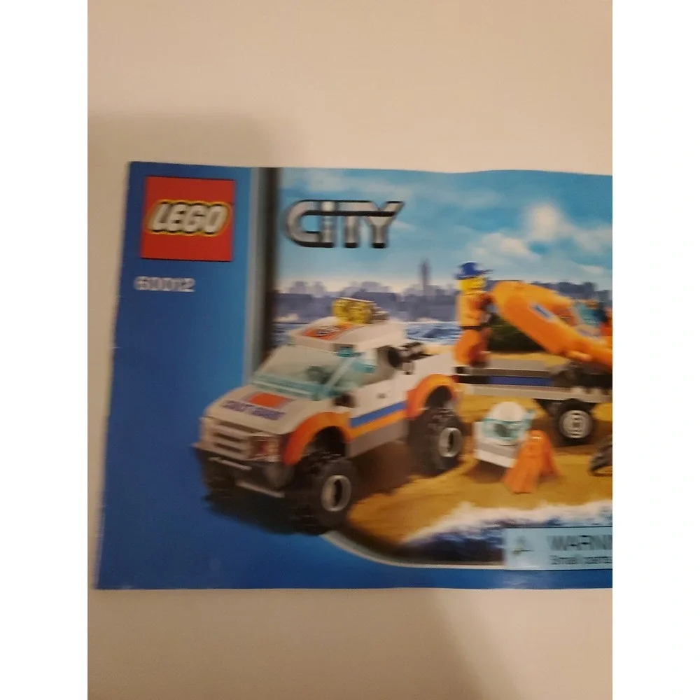 LEGO 60012 Manual‎ ONLY Instruction Booklet LEGO City Coast Guard!!